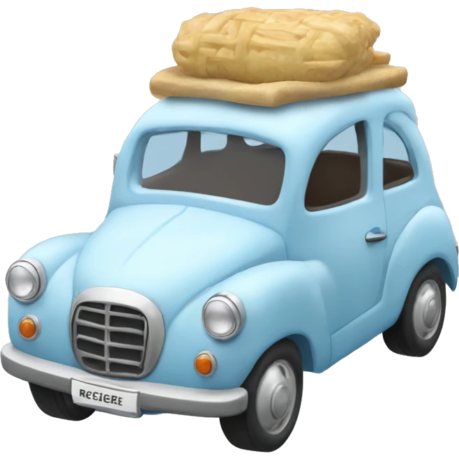 Königsegg regere car in babyblue  emoji