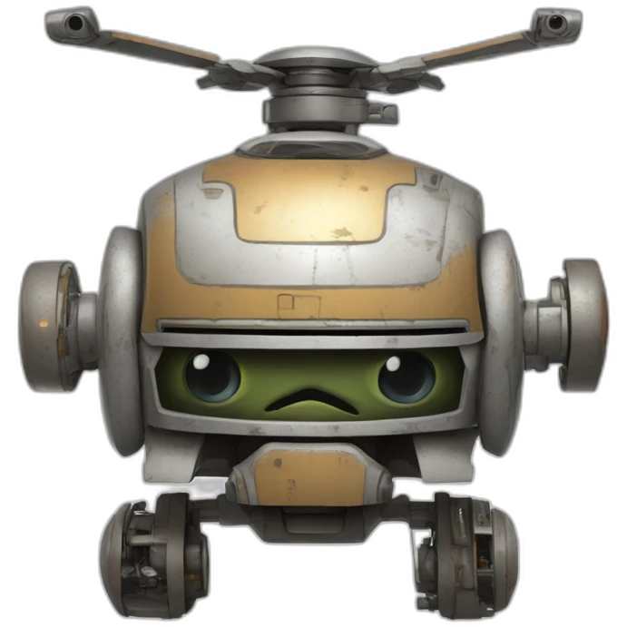 chopper robot star wars heureux emoji