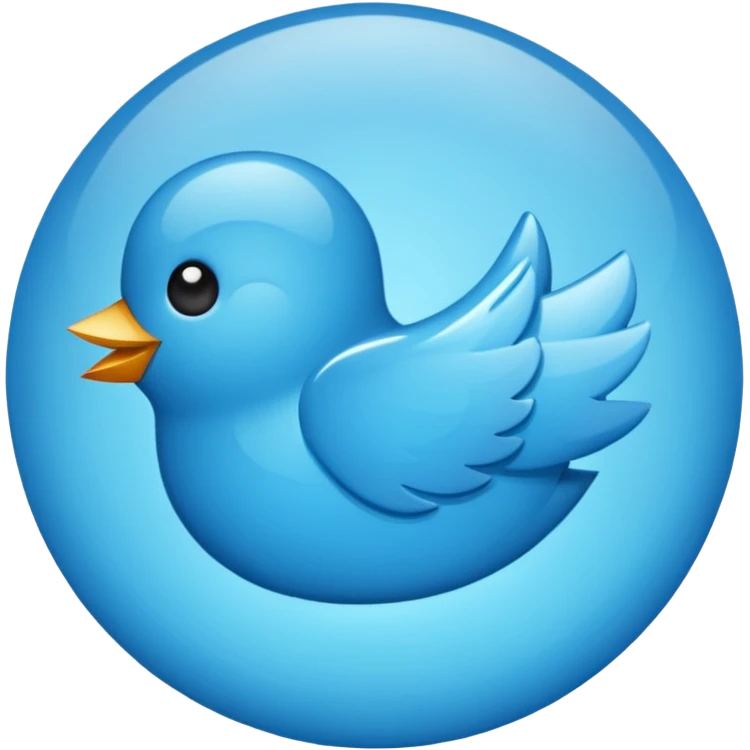 X twitter icon emoji