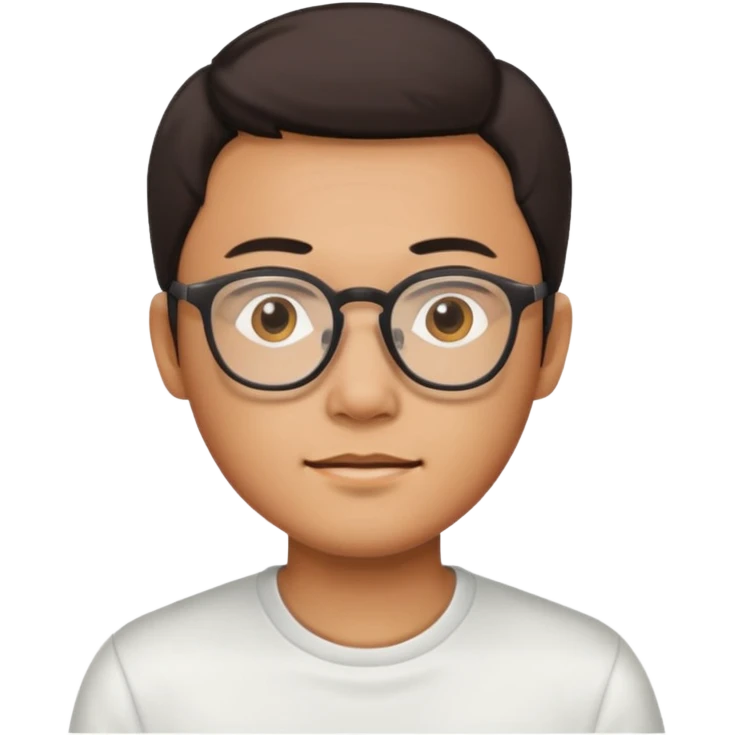 Chinese guy with glasses emoji