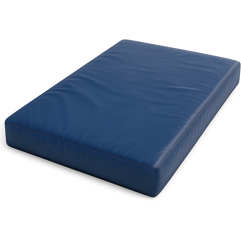 realistic crash mat with soft padding, no background emoji