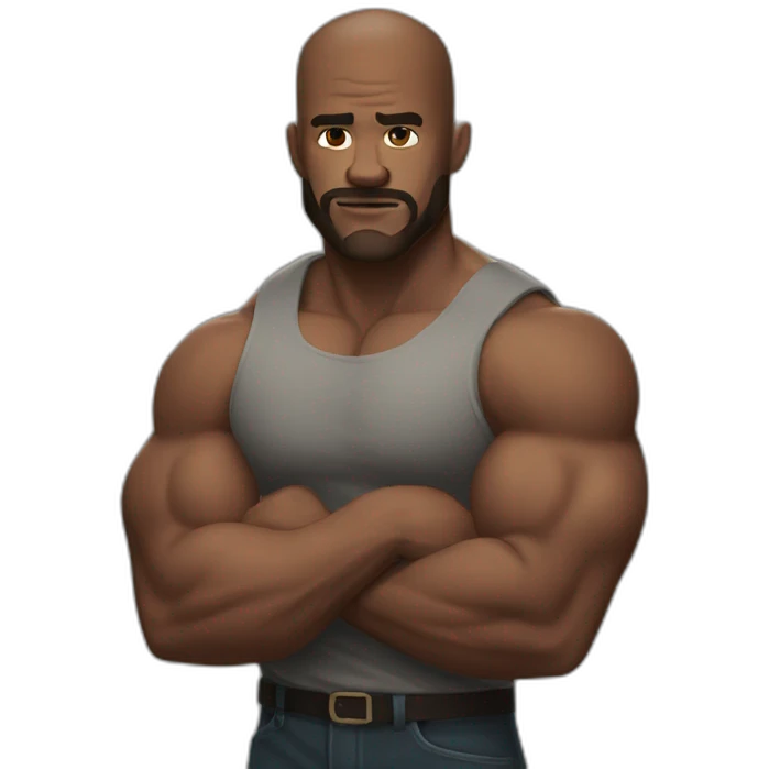 strong men doble bicep emoji