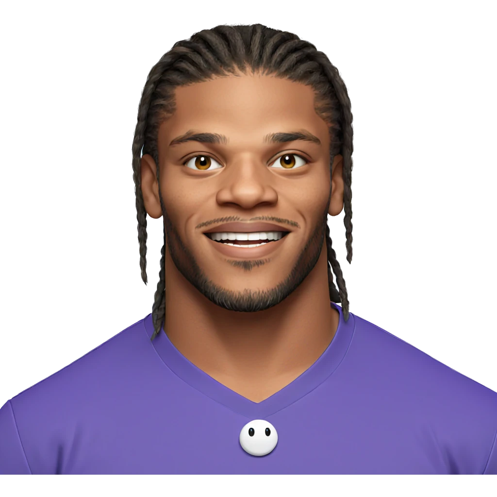smiling boy with beard portrait emoji