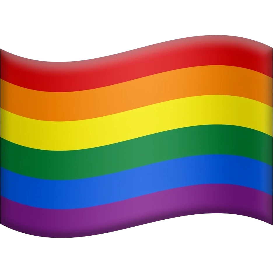 Gay flag emoji