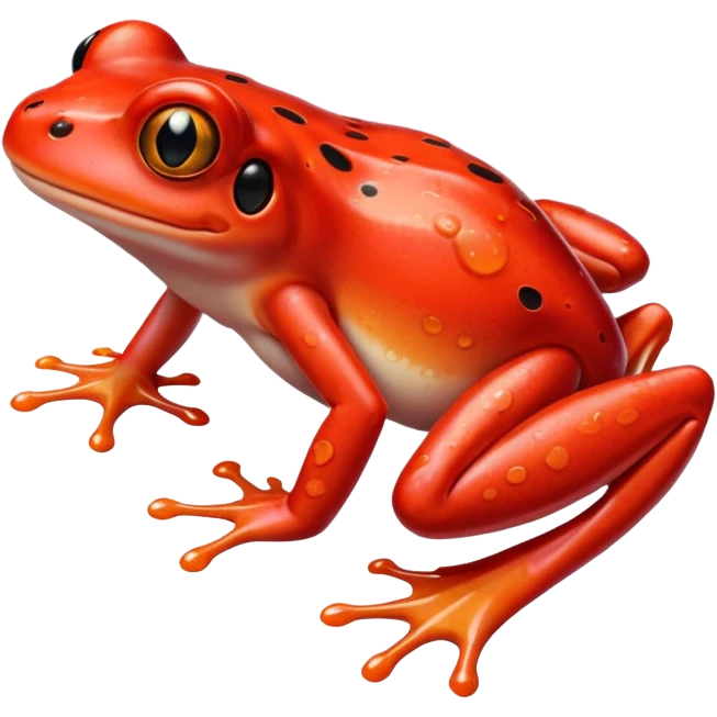 Red frog emoji