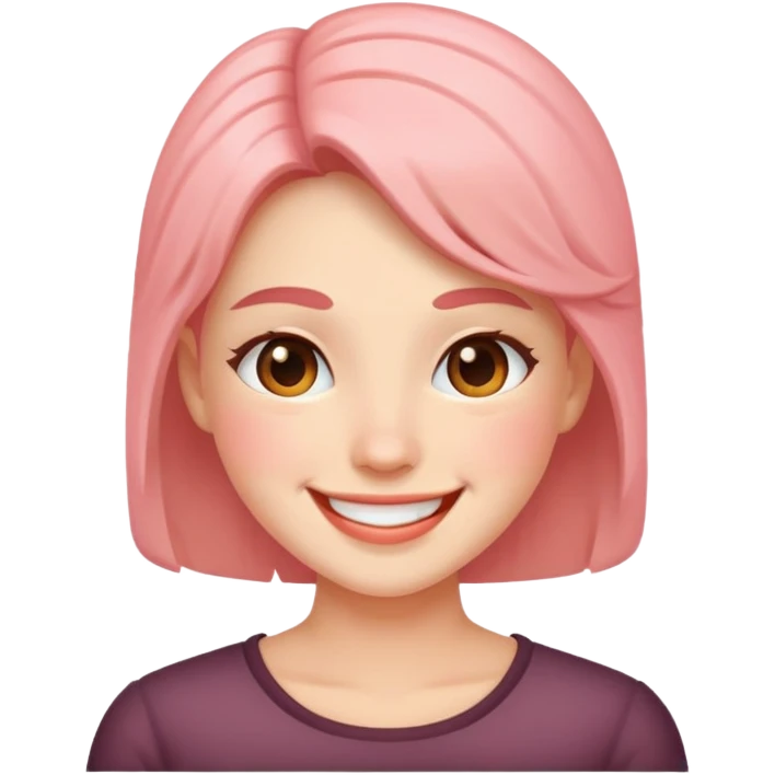 Blushing after a complement  emoji