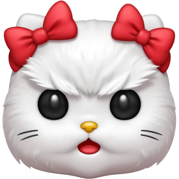 Angry hello kitty  emoji