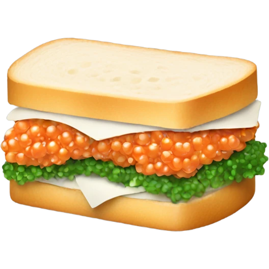 sandwich with caviar emoji