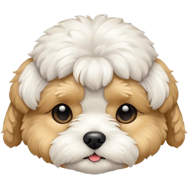 Sleepy Maltipoo  emoji