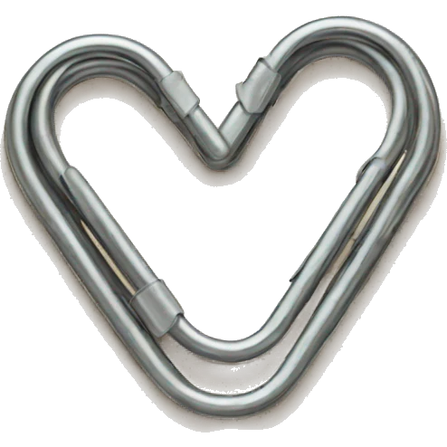 paper clip heart  emoji