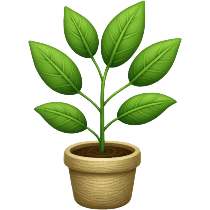 Linen plant emoji