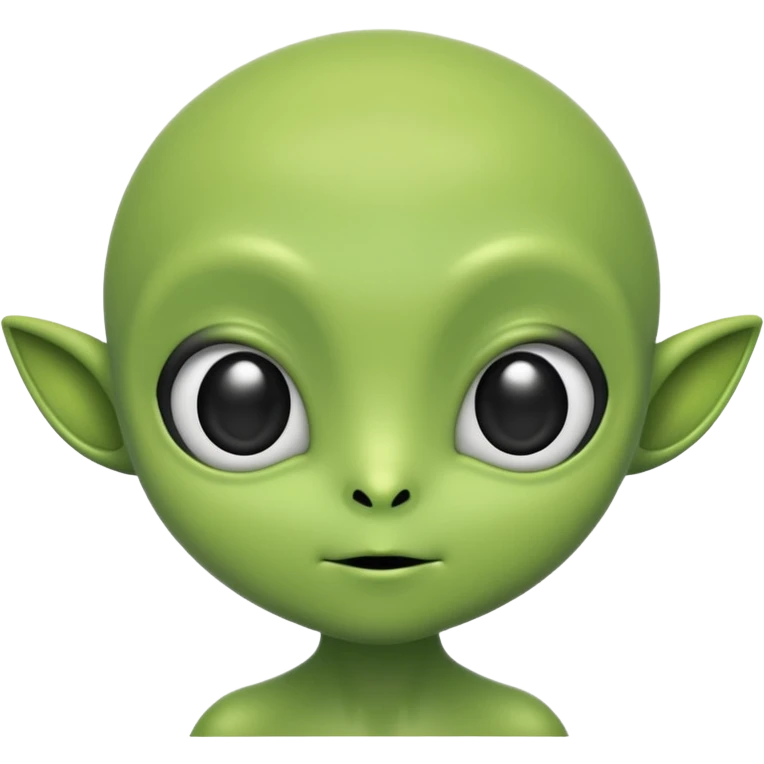 cute green alien emoji