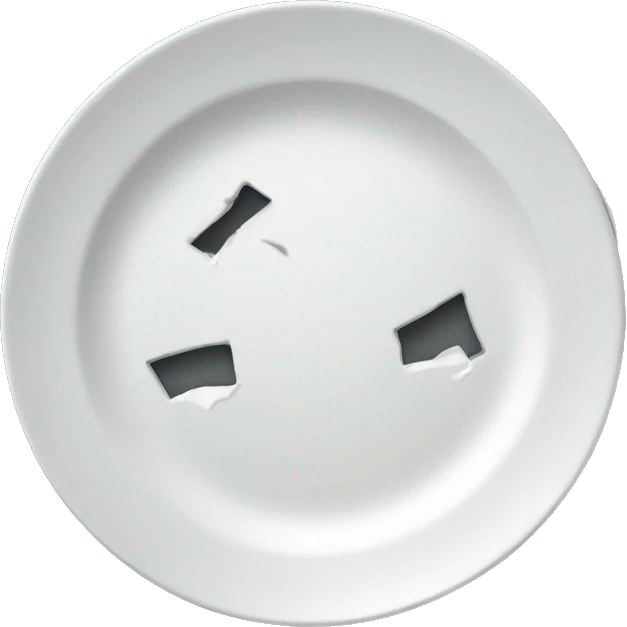 broken plate emoji