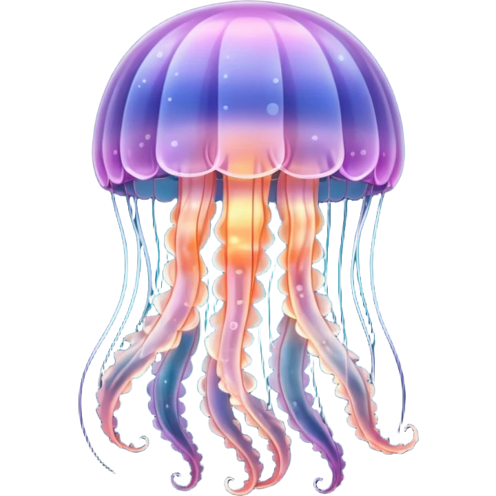a beautiful jellyfish designed in a medieval style emoji