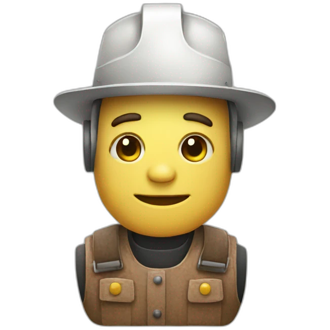 Farmer Robot emoji