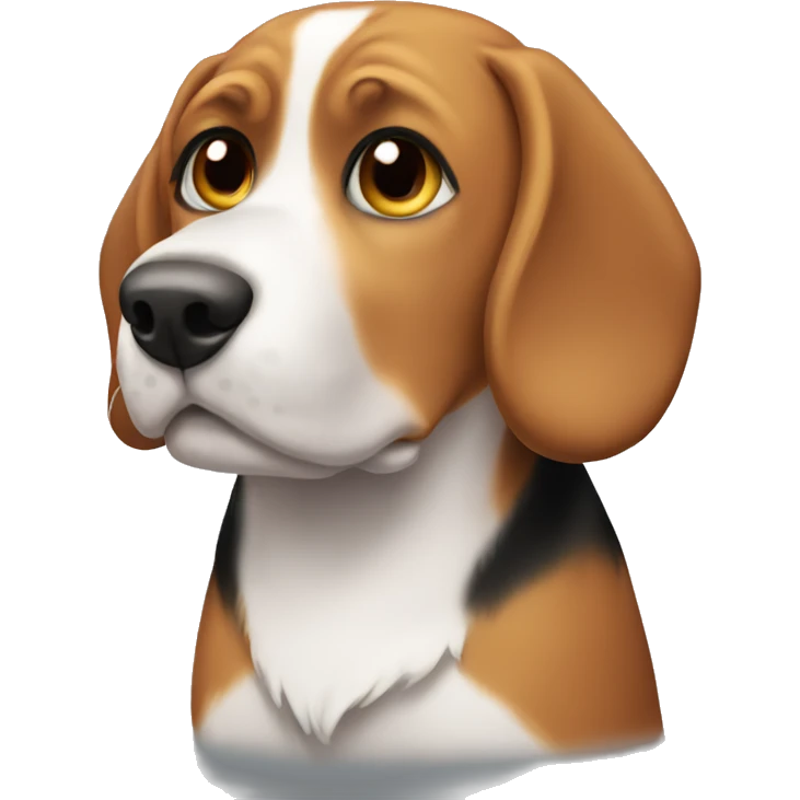 Beagle girl emoji