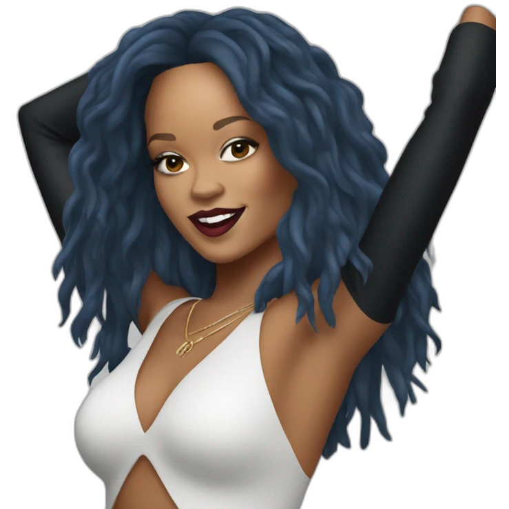 Rihanna dancing emoji