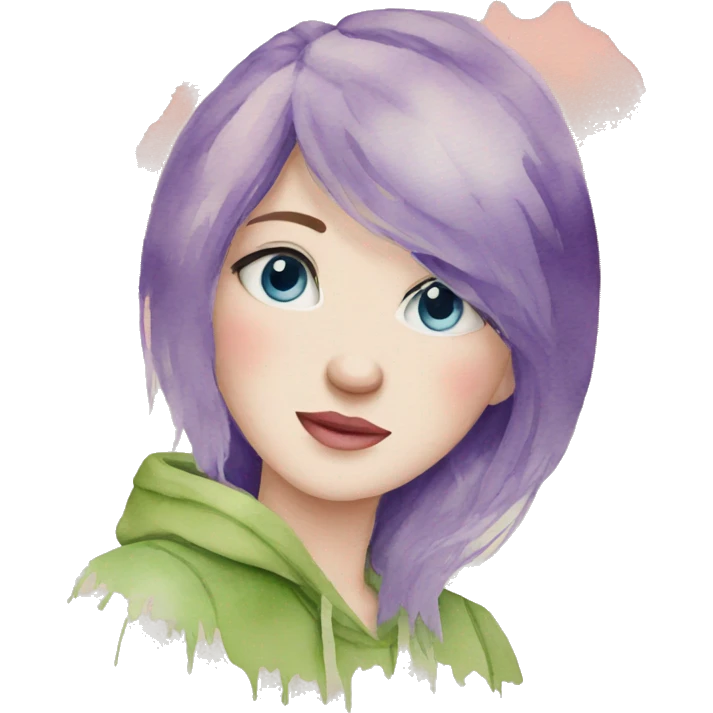 watercolor art emoji