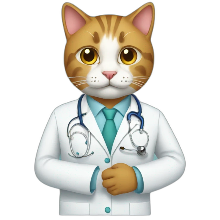 cat -doctor emoji