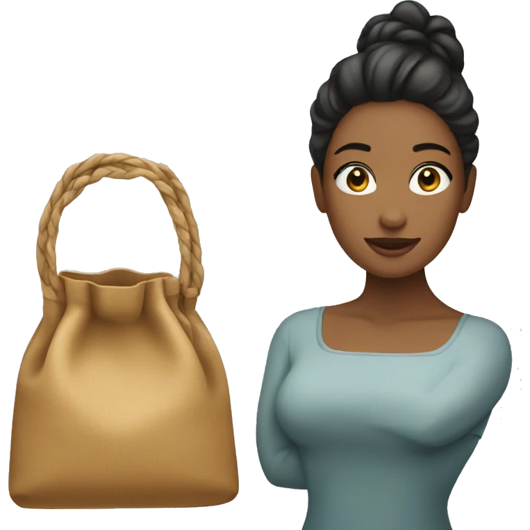 A bag whos called Giselle  emoji