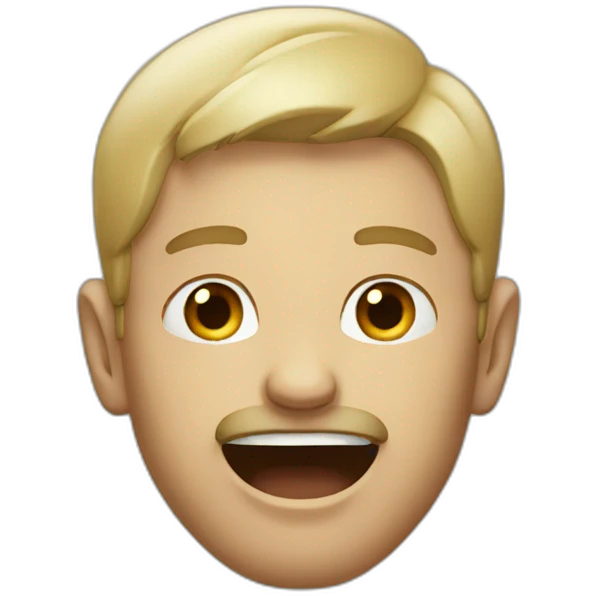 man mewing emoji