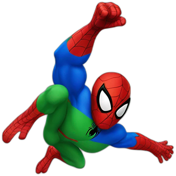 Spiderman,uzbekistan flag emoji