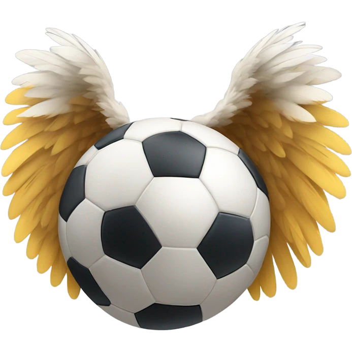Football with wings  emoji