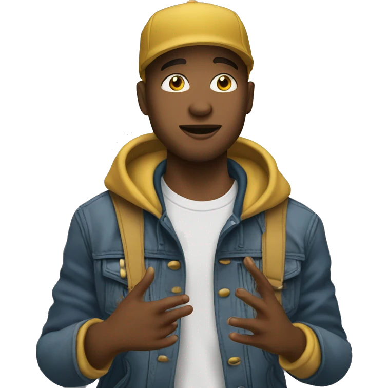 Rappeur qui chante emoji