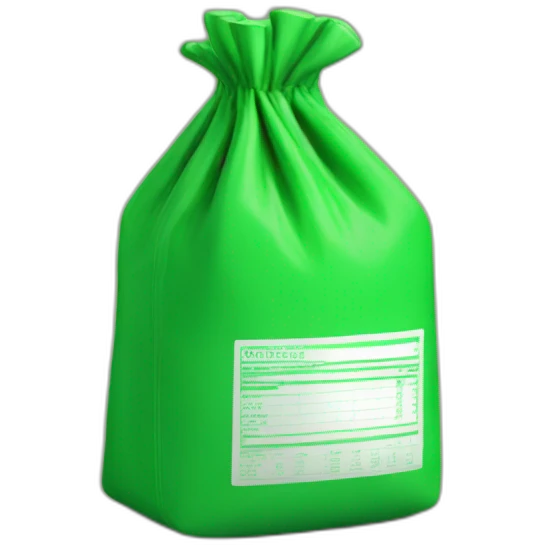 Sport Protein Bag green emoji