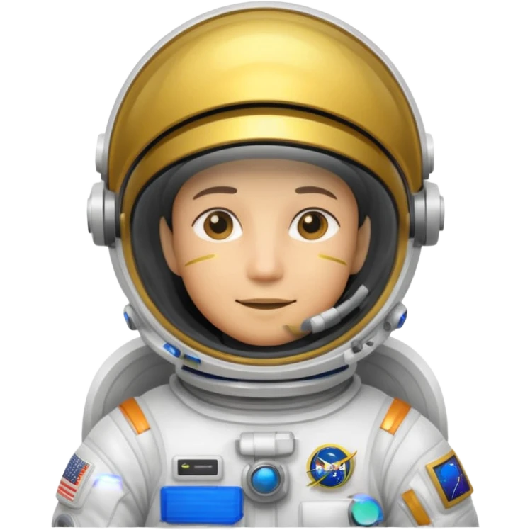 astronaut floating  emoji