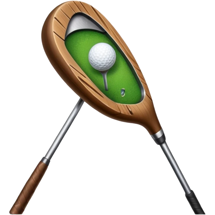 Broken golf club emoji
