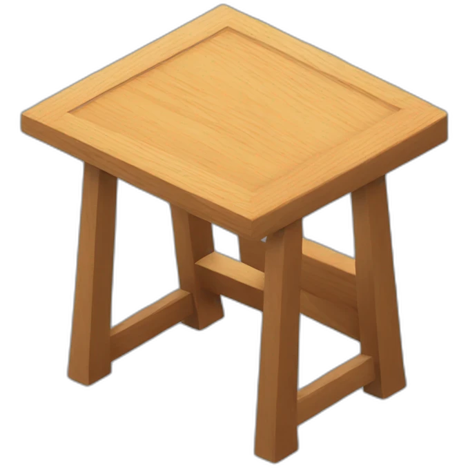 isometric woodworking book emoji