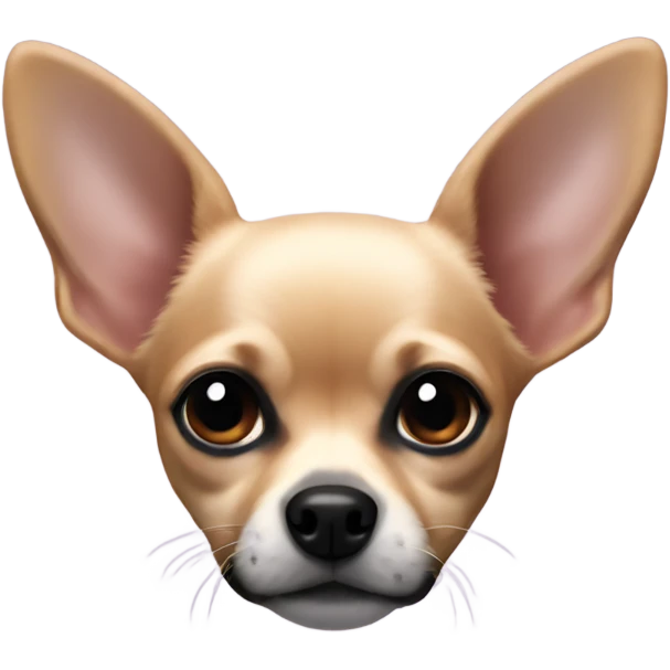 chihuahua ear with black spots emoji