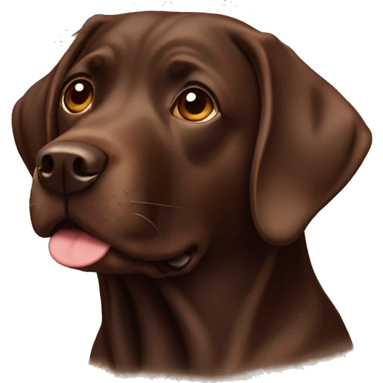 Chocolate Lab emoji