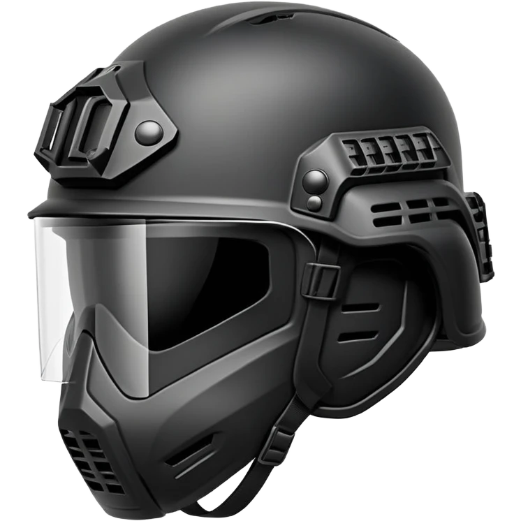tactical helmet with visor inspired by Killa emoji