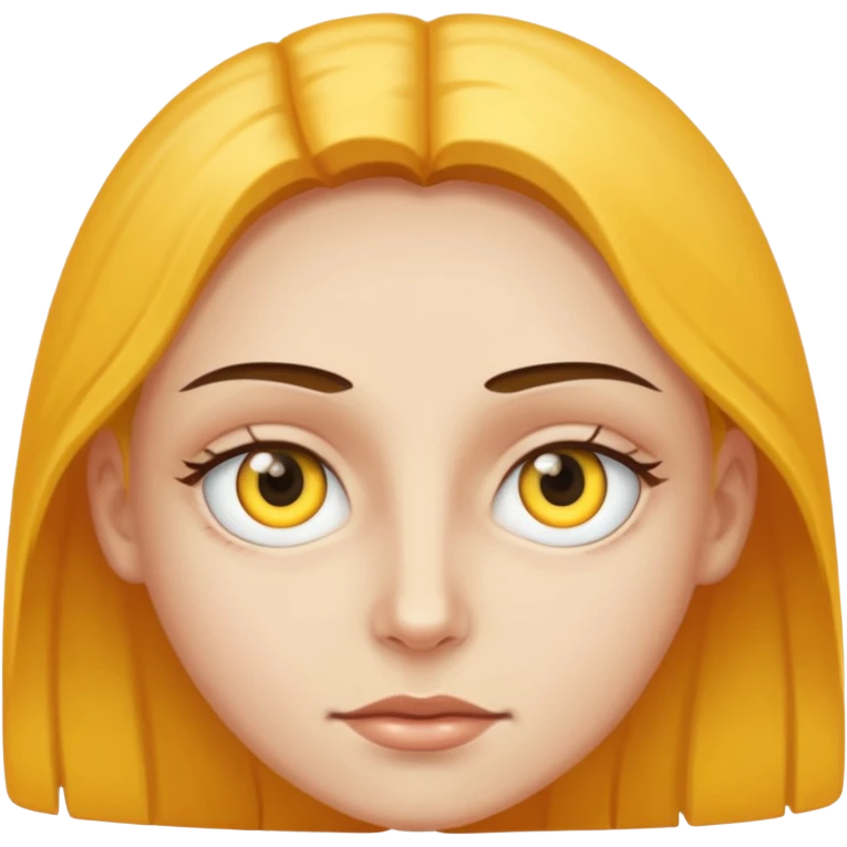 YELLOW EYES  DARK CIRCLES emoji
