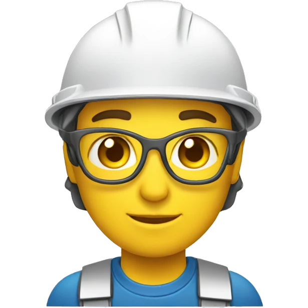 ingeniera con casco blanco  emoji