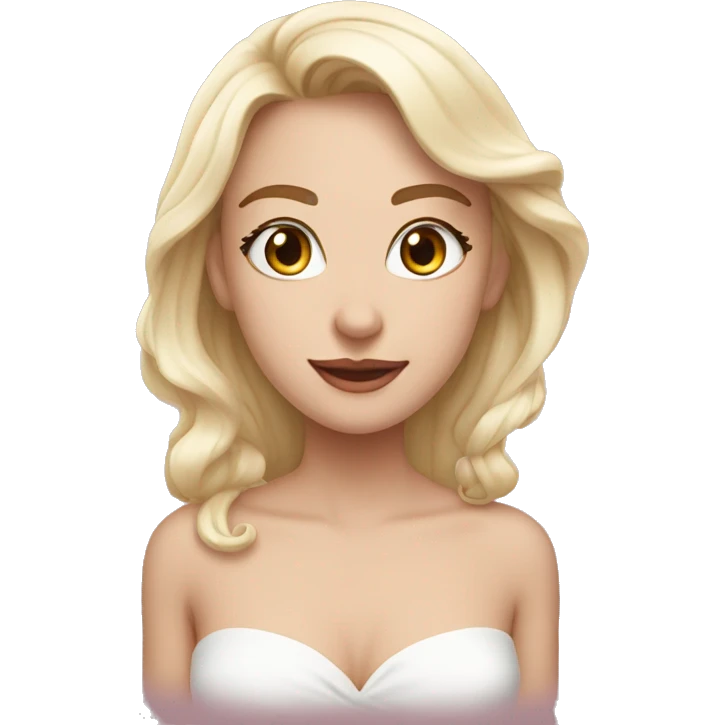 Розовый лебедь emoji