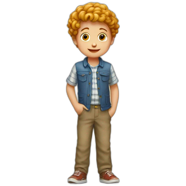 Petit garçon con parmi les grands garçons emoji