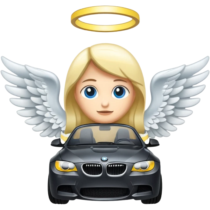 BMW angel lights emoji