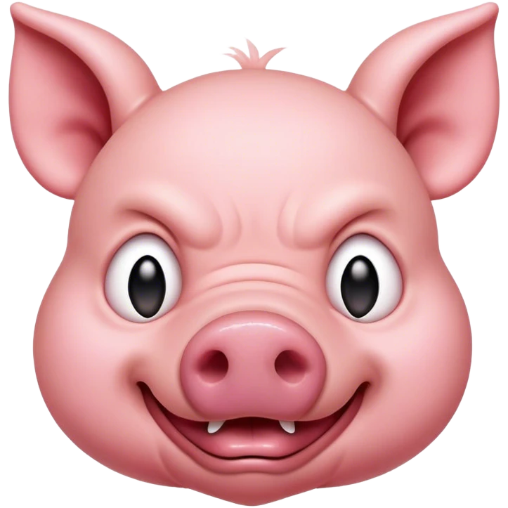 very angry piglet emoji