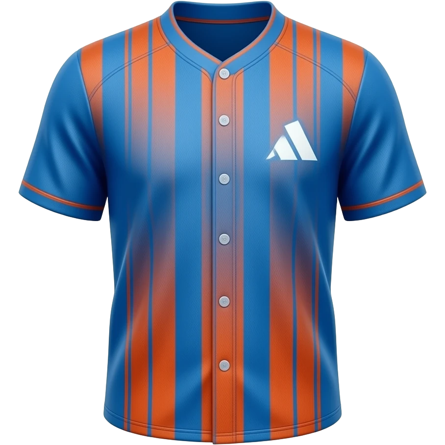 cricket jersy blue orange emoji