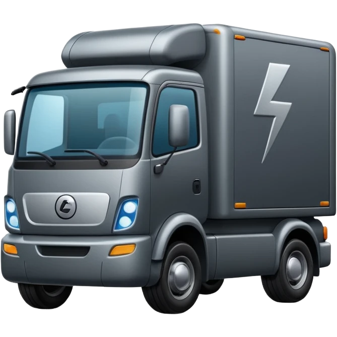 Caminhão elétrico emoji