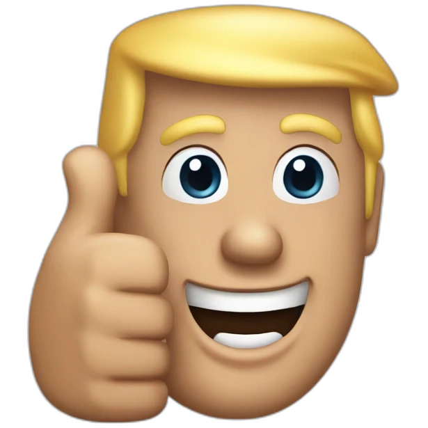 Trump thumbs up emoji