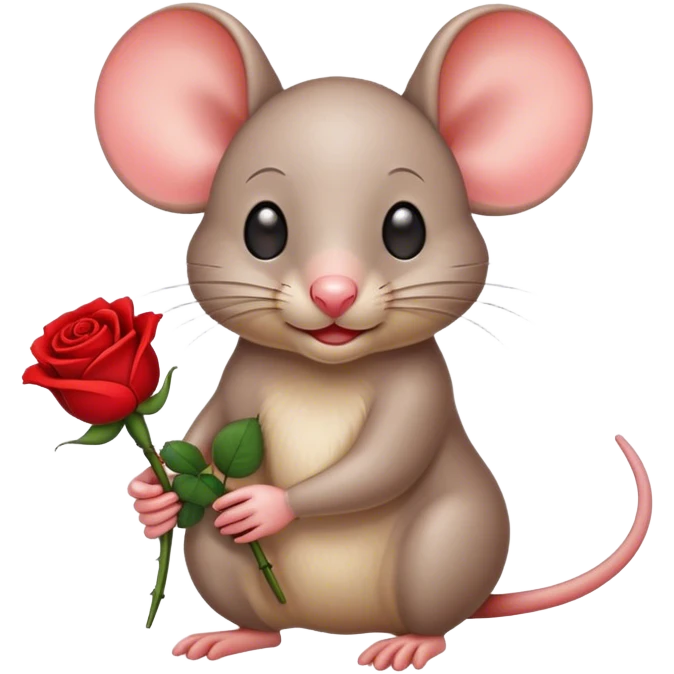 😉 put a rose in that emojis mouse emoji