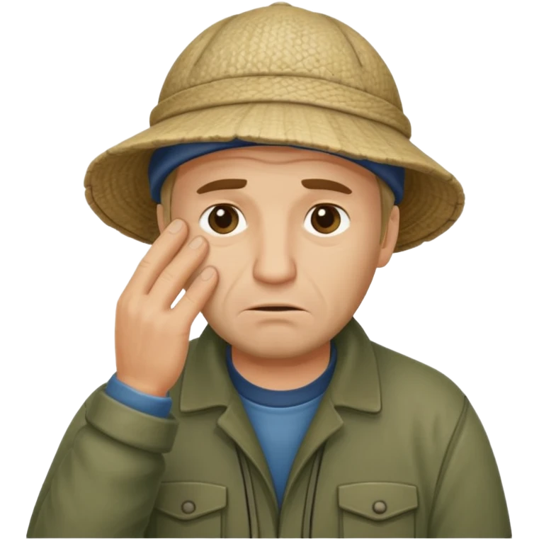 facepalm fisherman emoji