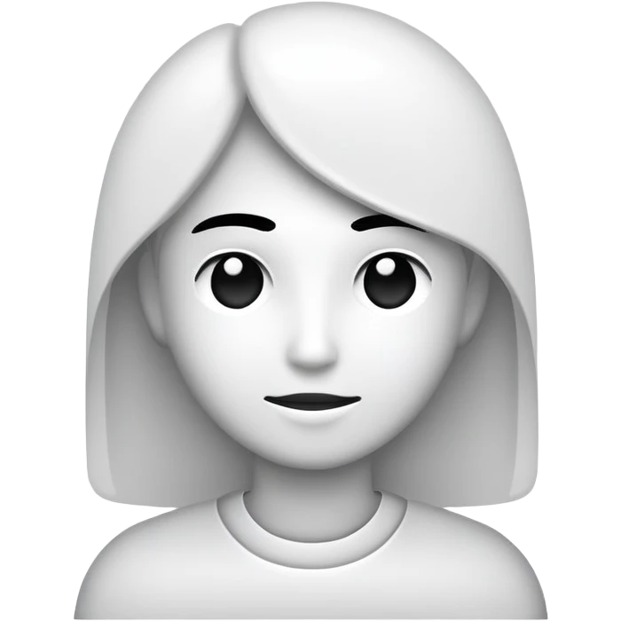 vector for caller in balck and white theme  emoji