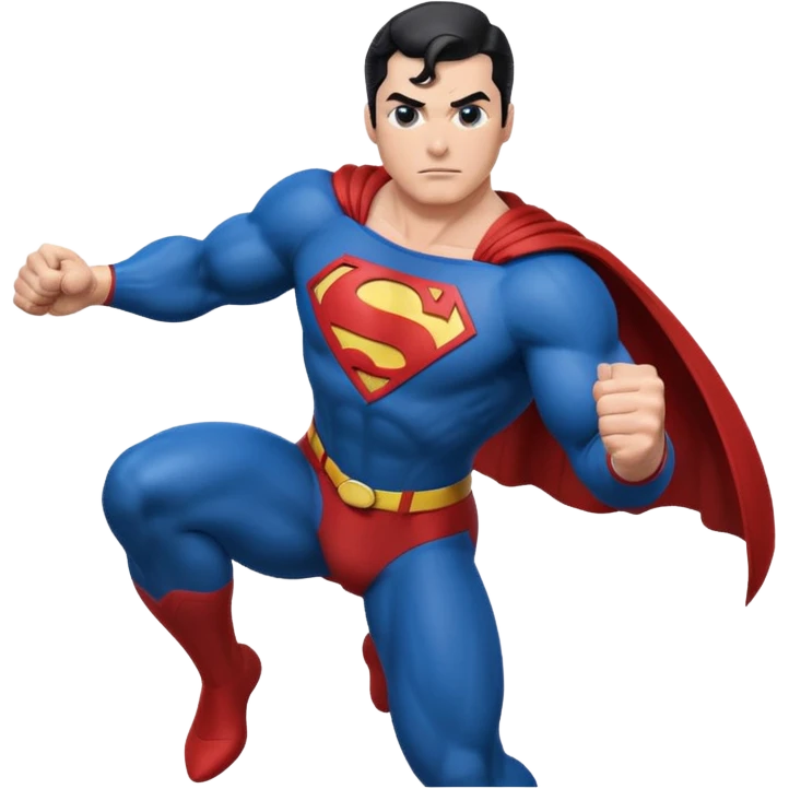 Superman punch emoji