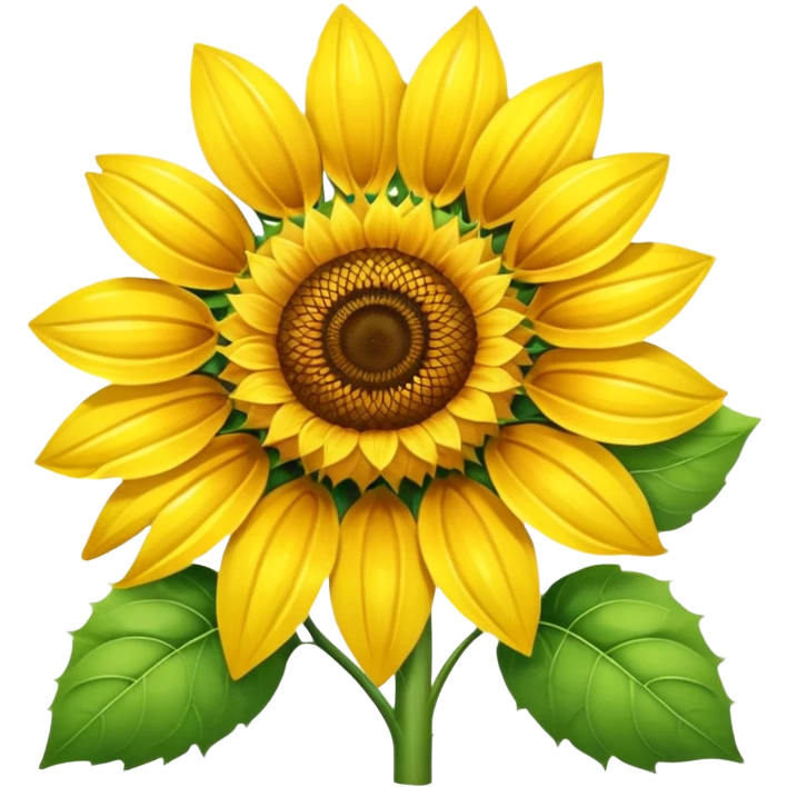 Sunflower with shiny  emoji
