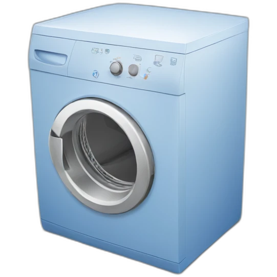 Dryer color blue emoji